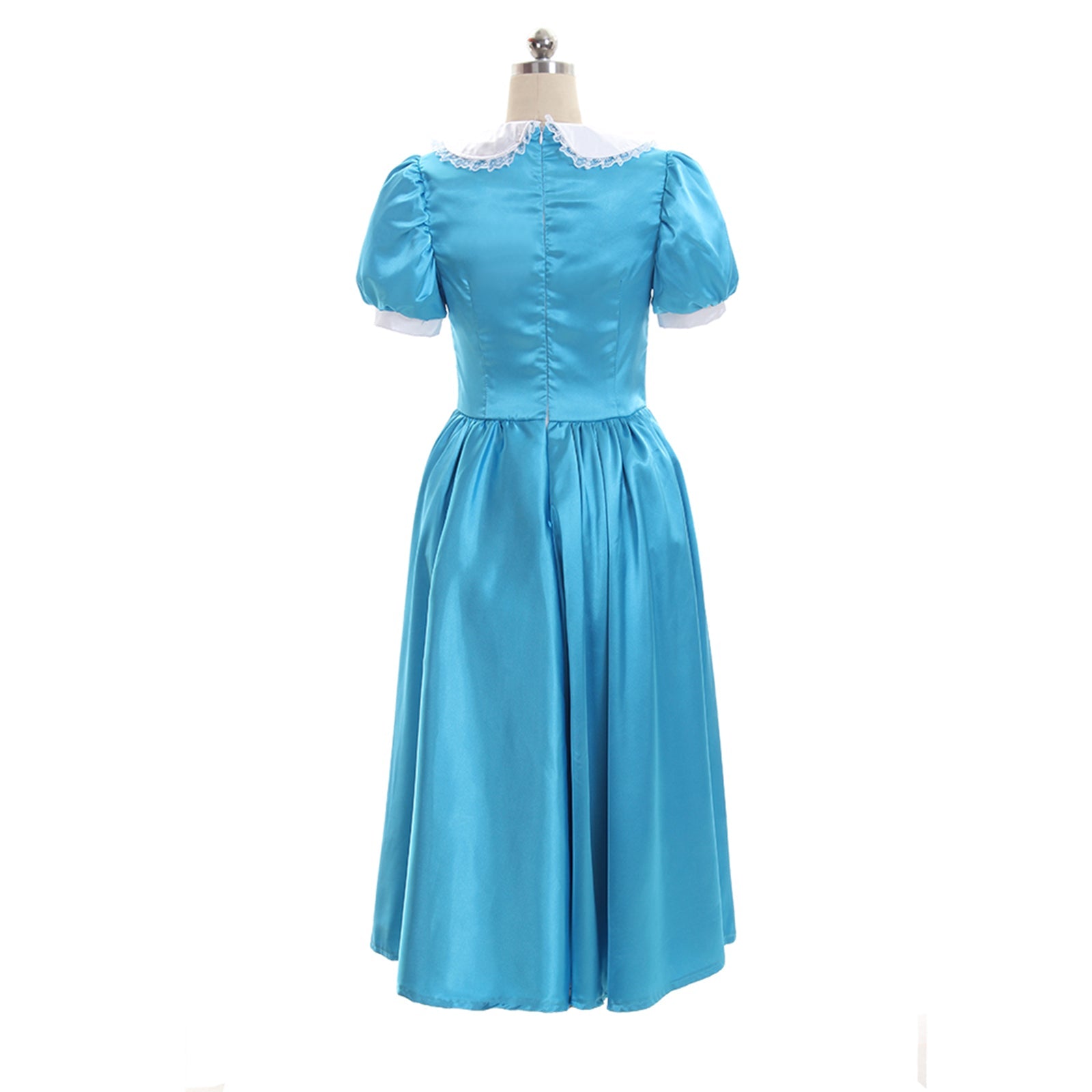 Alice in Wonderland Blue Cosplay Dress | Alice Halloween Party Show Costume - Coscosmos