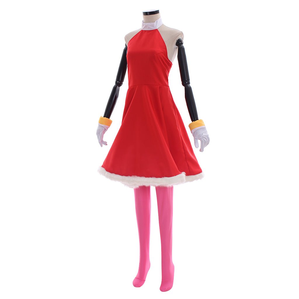 Amy Rose Cosplay Costume - Rosy The Rascal Red Dress Outfit for Women | Game Cosplay Series - Coscosmos