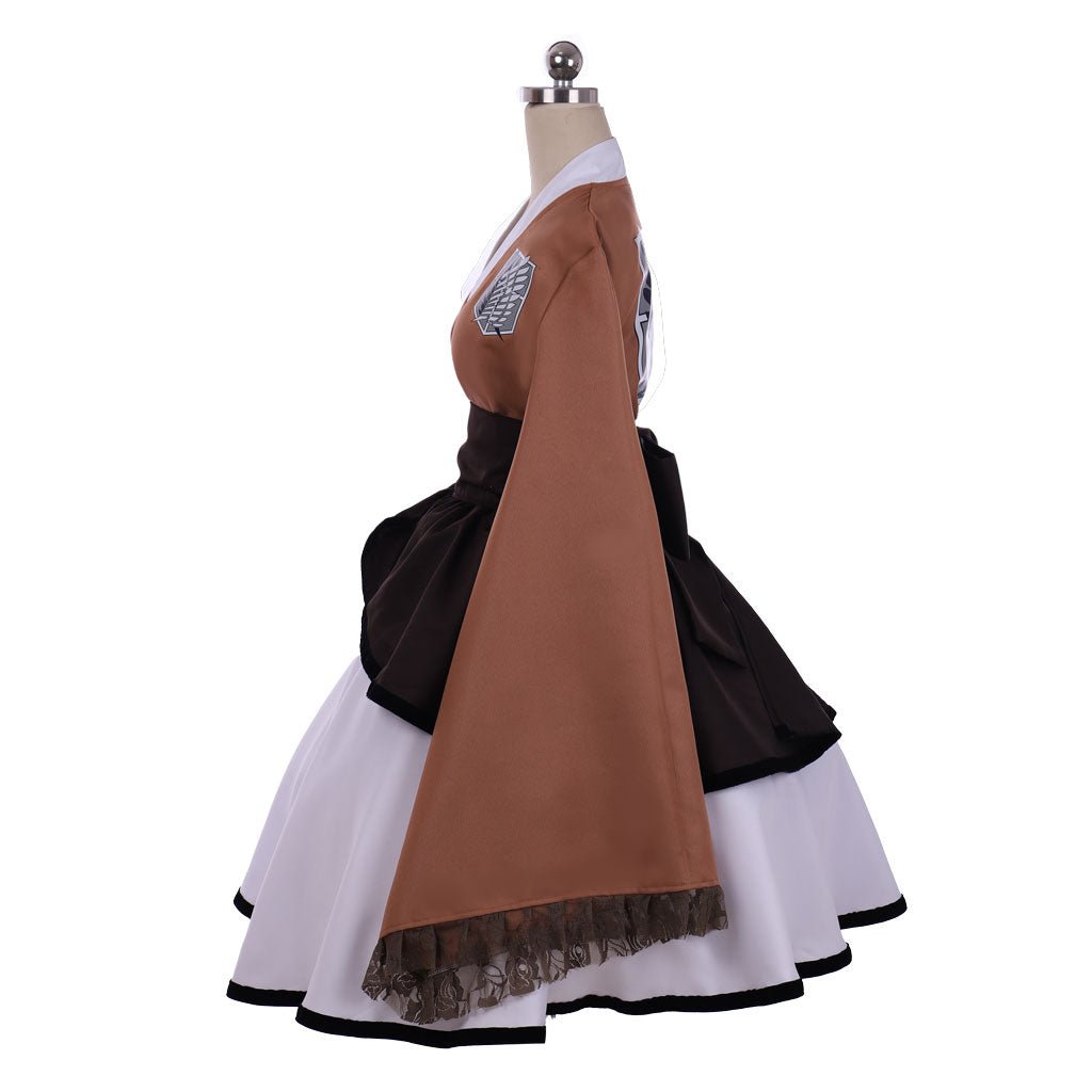 Anime Attack on Titan Mikasa Ackerman Cosplay Costume - Coscosmos