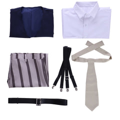 Halloweez Legoshi Cosplay Costume - Beastars Wolf Man Outfit for Anime Fans - Halloweez