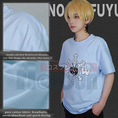 Anime Chifuyu Matsuno Cosplay Costume Casual Wear Blue Cotton T-shirt Daily Wearing Halloween Christmas Gift - Coscosmos