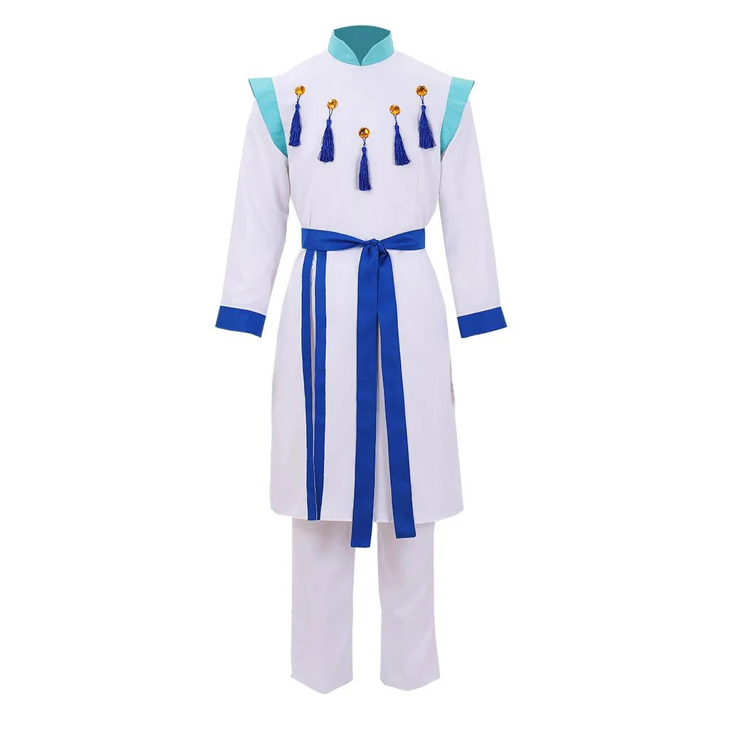 Anime Cosplay Prince Costume Men Fantasia White Priest Uniform Suit Halloween Carnival Party Comic Con Helios Disguise Outfits - Coscosmos