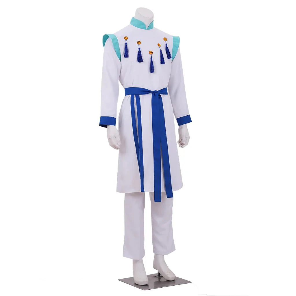 Anime Cosplay Prince Costume Men Fantasia White Priest Uniform Suit Halloween Carnival Party Comic Con Helios Disguise Outfits - Coscosmos