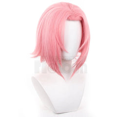 Anime Haruno Sakura Cosplay Wig Rose Net Synthetic Fiber Adjustable Size Heat Resistant Cap Christmas - Coscosmos