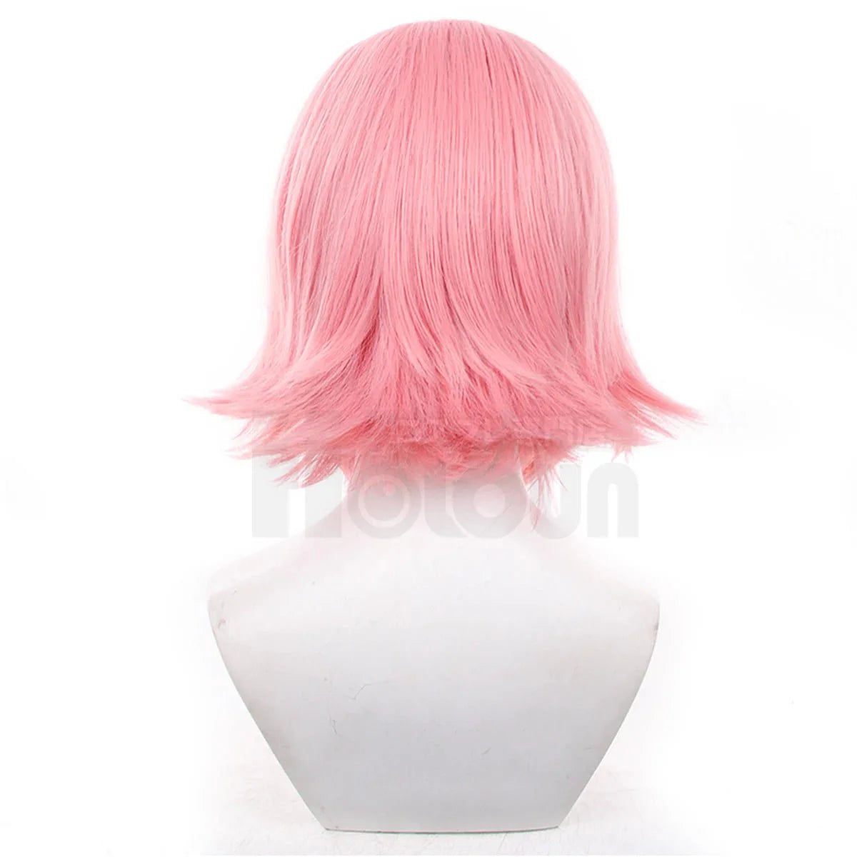 Anime Haruno Sakura Cosplay Wig Rose Net Synthetic Fiber Adjustable Size Heat Resistant Cap Christmas - Coscosmos