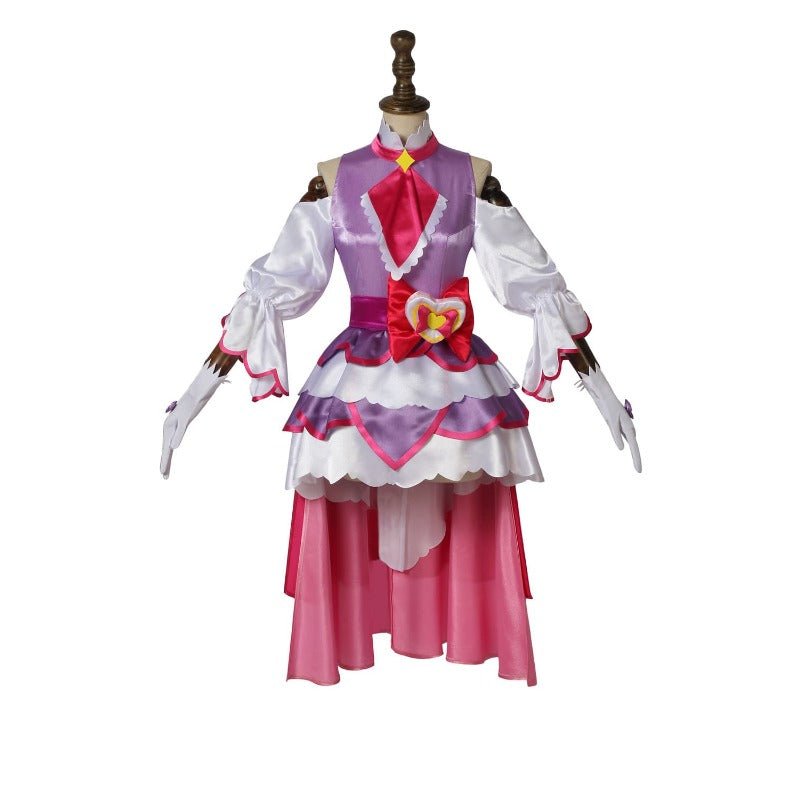 Halloweez Anime Hugtto! Pretty Cure Cure Ruru Amour Cosplay Costume - Timeless Elegance for Enthusiasts - Halloweez