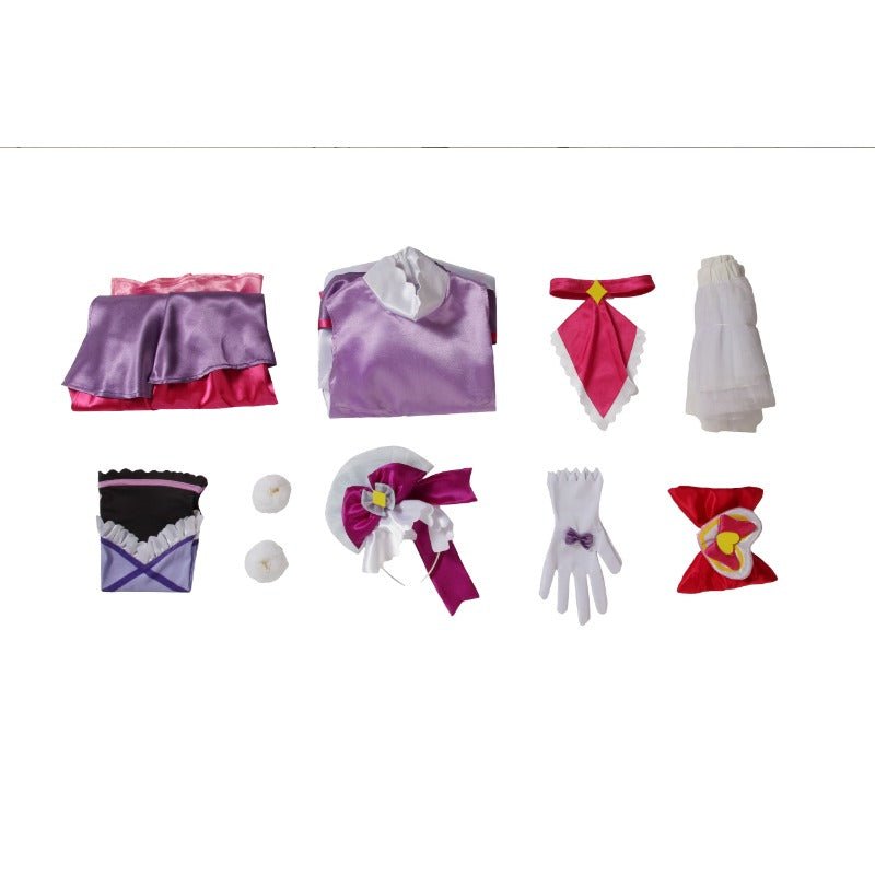 Halloweez Anime Hugtto! Pretty Cure Cure Ruru Amour Cosplay Costume - Timeless Elegance for Enthusiasts - Halloweez
