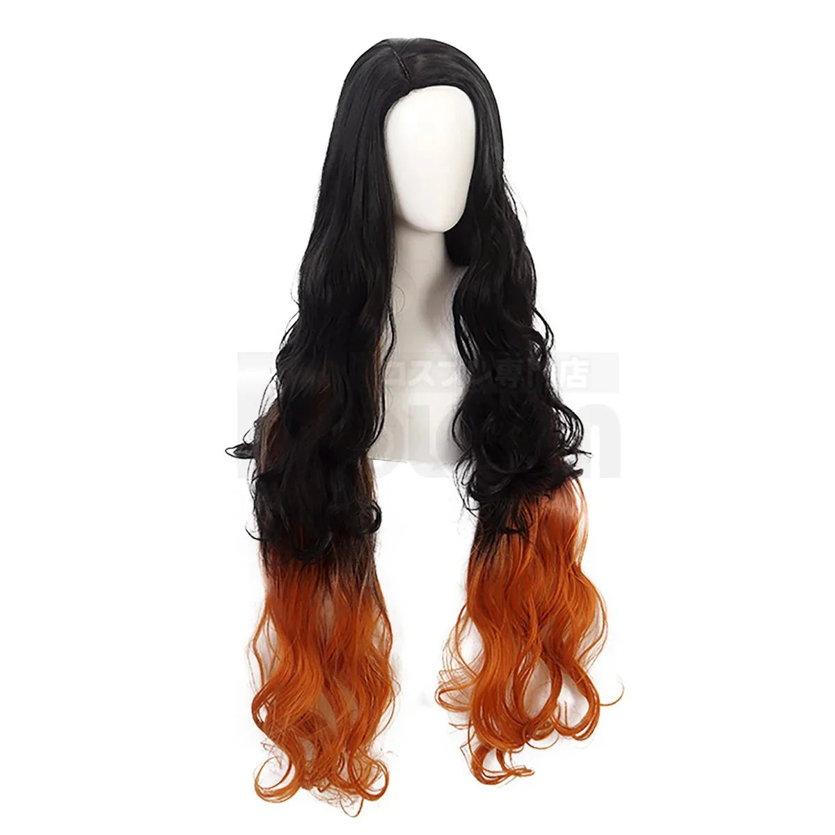 Anime Kamado Nezuko Cosplay Wig Rose Net Synthetic Fiber Adjustable Size Heat Resistant Cap Comb Halloween Cos Convention - Coscosmos