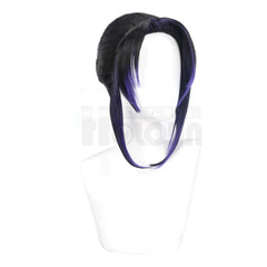 Anime Kochou Shinobu Cosplay Wig Rose Net Synthetic Fiber Adjustable Size Heat Resistant Cap Comb Halloween Christmas - Coscosmos