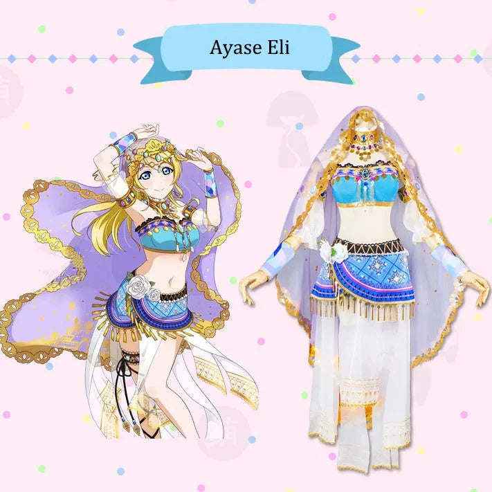 Halloweez Anime Love Live Cosplay Outfits - Dancers Arousal Kousaka Honoka Minami Costumes - Halloweez