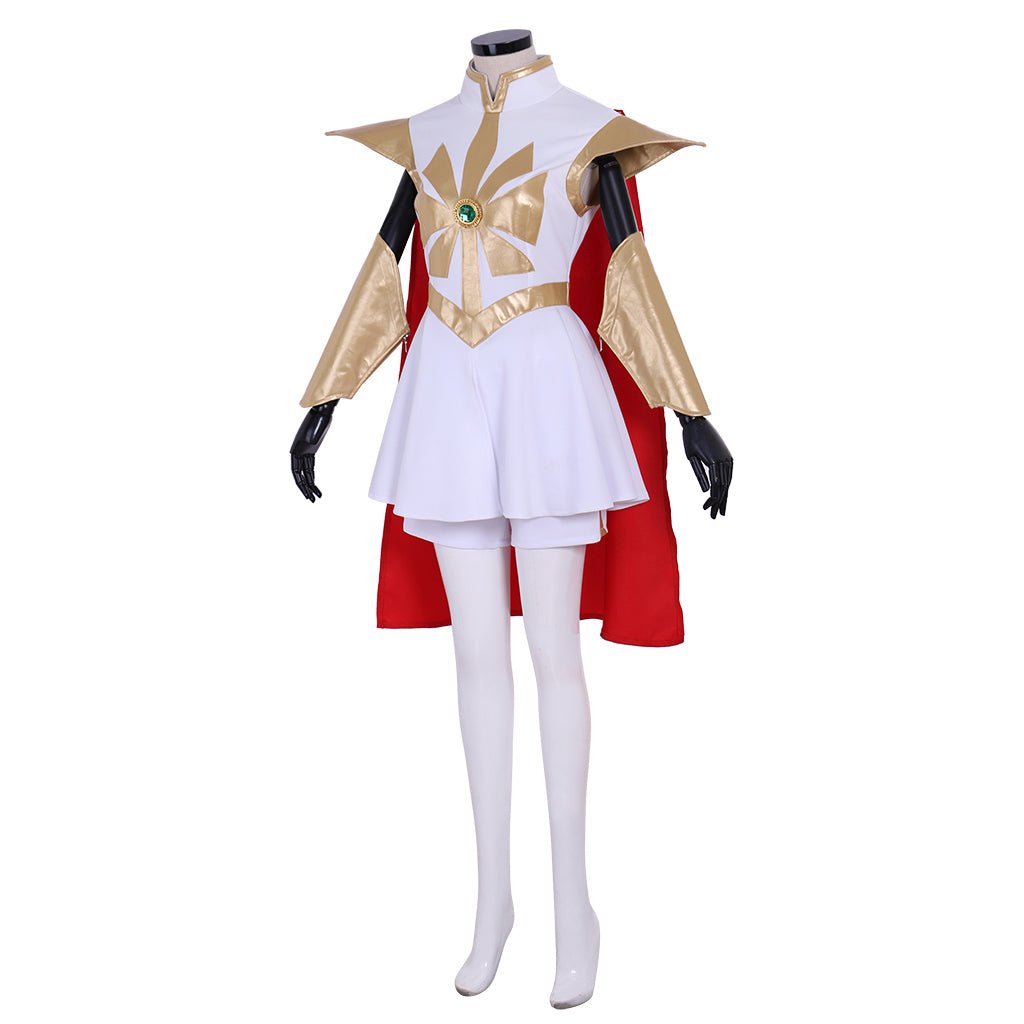 Anime She - Ra Princess of Power She Ra Cosplay Dress Costume Dress Cloak - Coscosmos