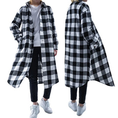 Halloweez Tokyo Manji Gang Manjiro Sano Cosplay Costume Long Sleeve Plaid Shirts for Daily Wear - Halloweez