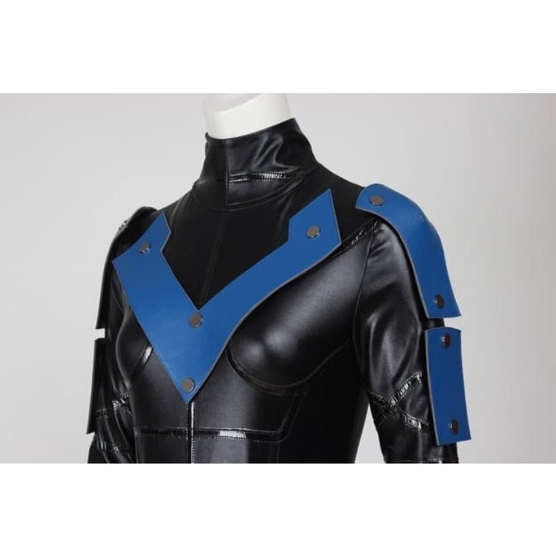 Arkham City Cosplay Costume Dick Grayson Bodysuit Halloween Carnival Outfit - Coscosmos