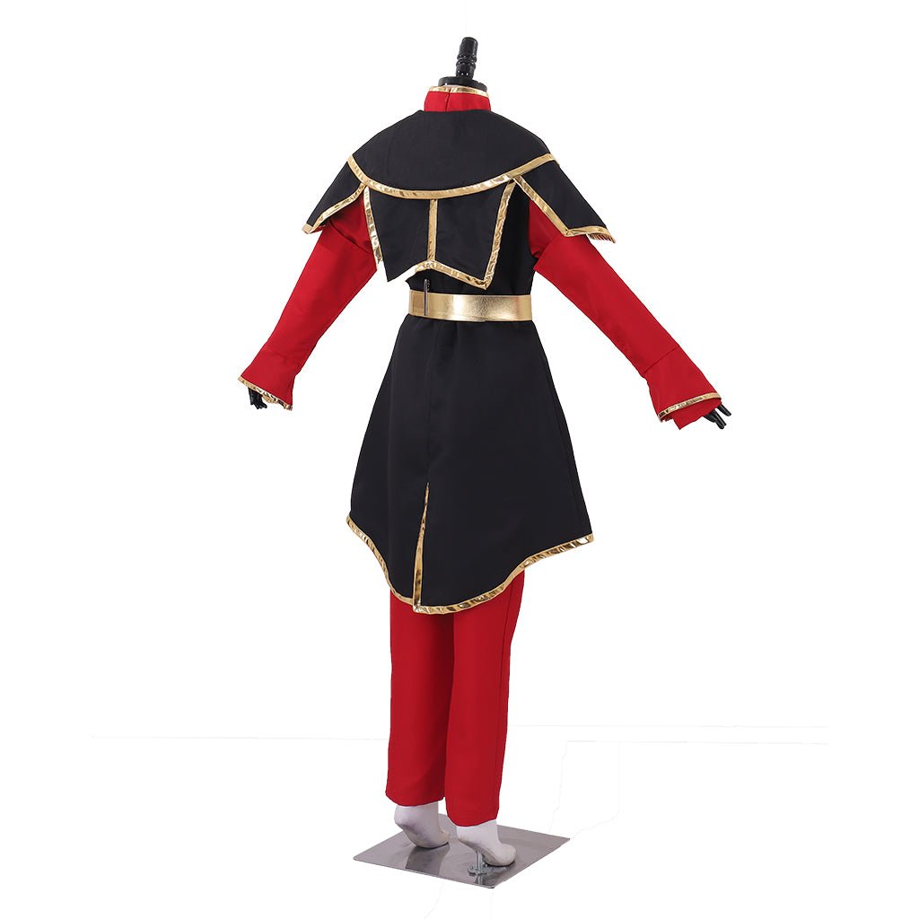 Halloweez Azula Cosplay Costume – Deluxe Fire Nation Princess Warrior Ensemble - Halloweez