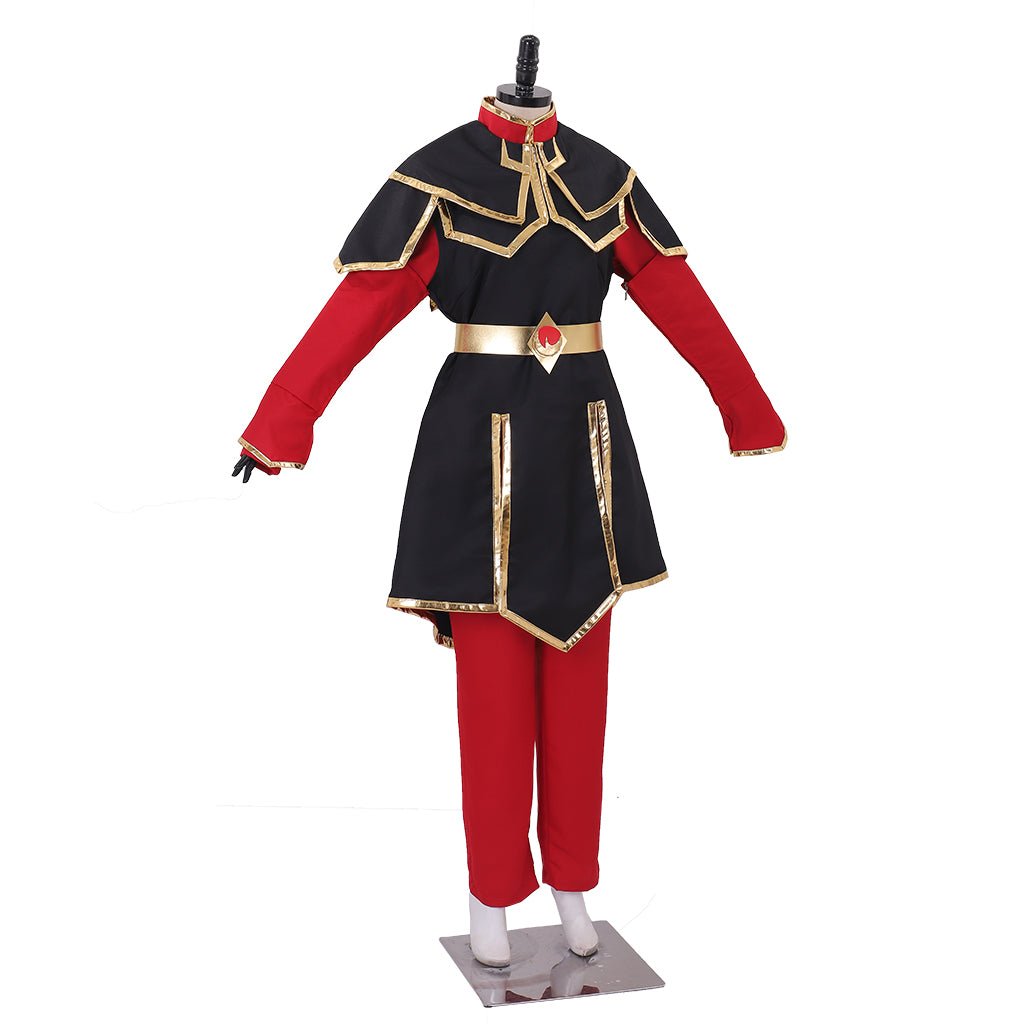 Halloweez Azula Cosplay Costume – Deluxe Fire Nation Princess Warrior Ensemble - Halloweez