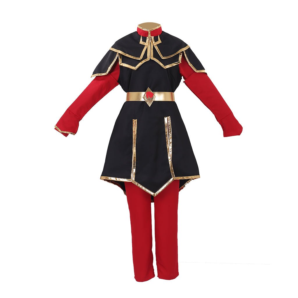 Halloweez Azula Cosplay Costume – Deluxe Fire Nation Princess Warrior Ensemble - Halloweez