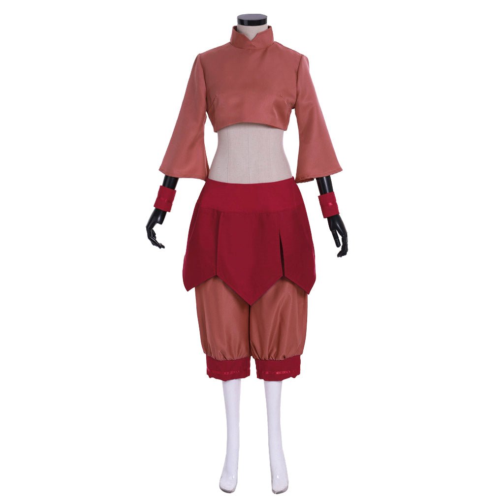 Avatar: The Last Airbender Ty Lee Cosplay Jumpsuit Outfits - Coscosmos