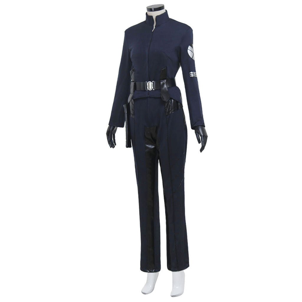 Avengers Agents of SHIELD Maria Hill Cosplay Costume - Deputy Director Uniform for Adults - Coscosmos