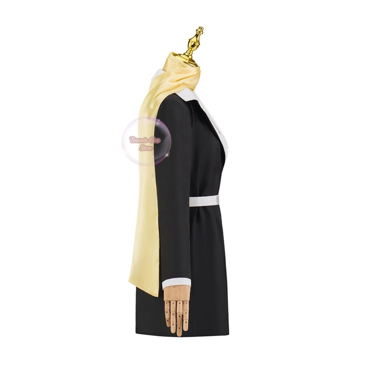 Ayasato Chihiro Cosplay Game Gyakuten Saiban Costume Mia Fey Ace Attorney Black Dress Women Lawyer Uniform Holloween Roleplay - Coscosmos