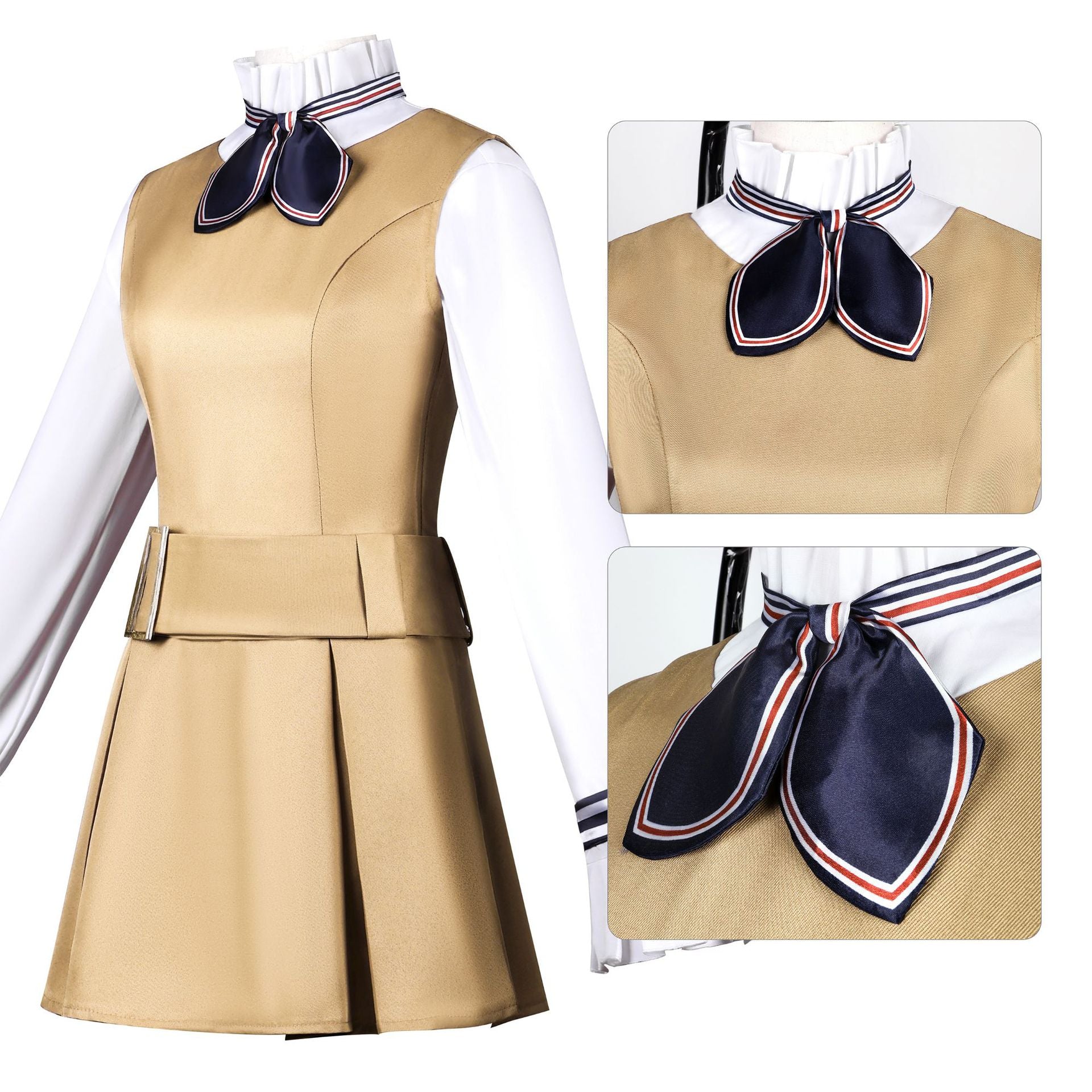 M3GAN 2.0 Movie Same Dress Women Dress Megan Cosplay Costume for Daily Wear - Halloweez