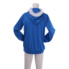 Halloweez Undertale Sans Cosplay Costume for Men – Premium Blue Hoodie Game Outfit