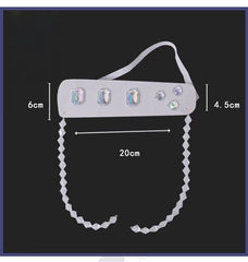 Demon Slayer Tengen Uzui Headband Cosplay Accessory - Anime Costume Prop for Halloween, Cosplay Events and Conventions - Halloweez