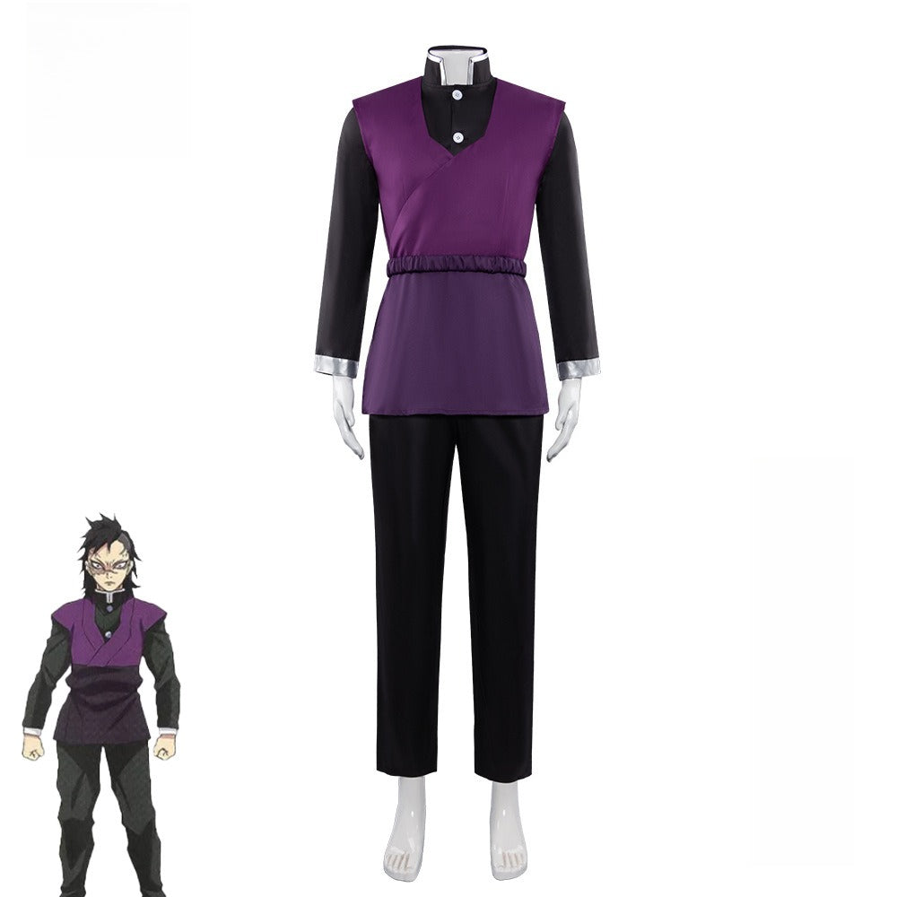 Demon Slayer Shinazugawa Genya Cosplay Outfit, Customizable, Anime Costume