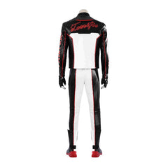 Traje de cosplay de Michael Holt Mister Terrific para Halloween: disfraz de Halloween de cuero blanco de primera calidad
