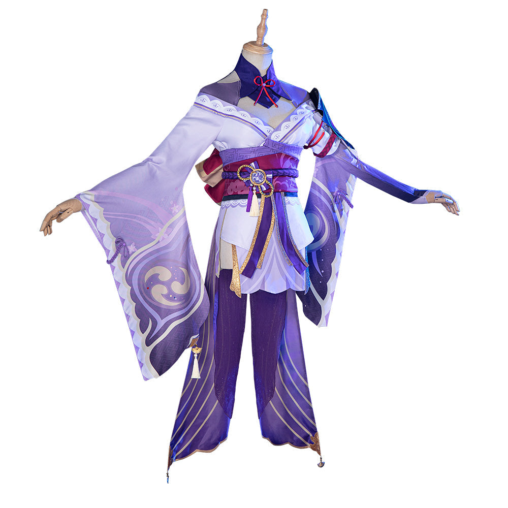 Embrace the Power of Raiden Shogun with this Premium Honkai: Star Rail Cosplay Costume