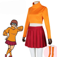 Scooby-Doo Velma Cosplay Costume - Authentic Role Performance Outfit - Halloweez