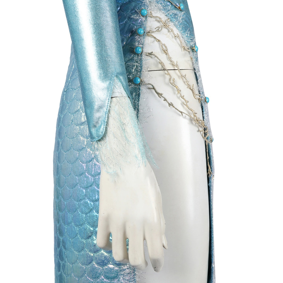 Baldur’s Gate 3 Robe of the Sea Mother Clergy Cosplay Costume Set for Women Game Halloween - Halloweez