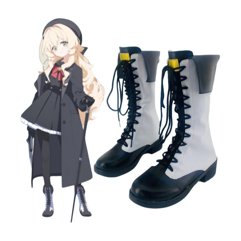 1531 Blue Archive Smiling-eyed Professor Cosplay Shoes for Anime Conventions - Halloweez
