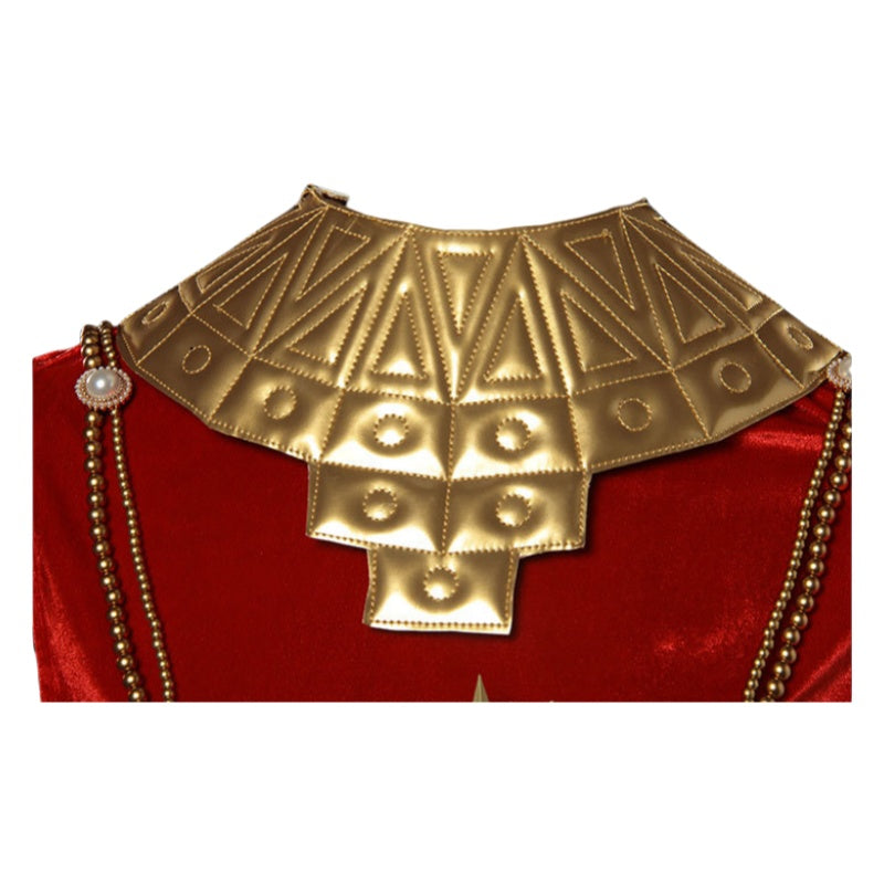 Fifth Personality Cosplay Costume Fool's Gold Sinful Molten Fire Mask Headwear Horns Halloween - Halloweez