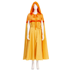 Costume de cosplay Valkyrie de Jane Foster pour Halloween - Inspiré du film Thor : Love and Thunder, cape, cape à capuche pour fête d'Halloween