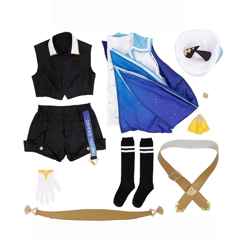 Uma Musume Takahiro Diva Cosplay Costume - High Quality Anime Outfit with Cape and Wings - Halloweez
