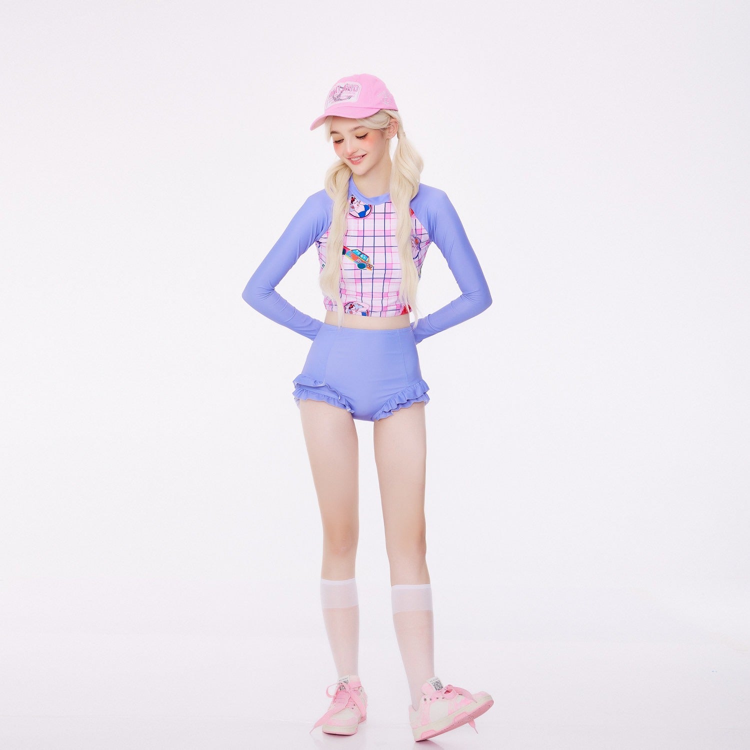 2026 Rainbow Series Dopamine Swimsuit, Playful Girl Split Skirt Tankini, Cute One-Pieces Micro Bikini, Fashion Bathing Suits for Vacation Hot Spring - Halloweez