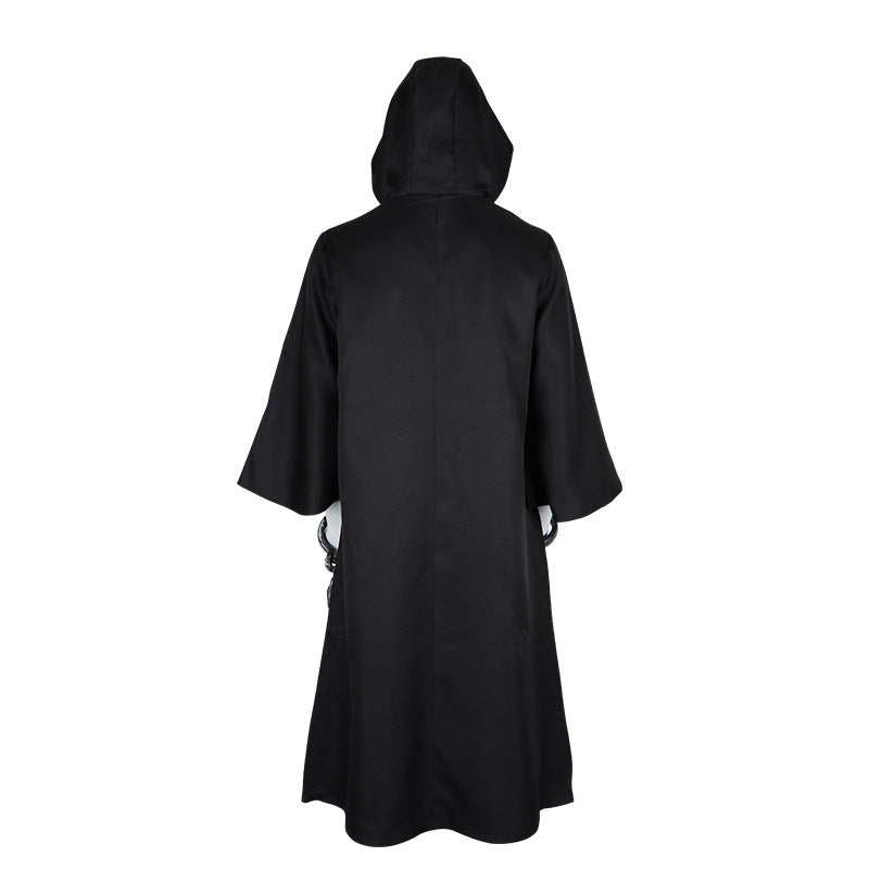 Naruto Tobi (Obito Uchiha) Cosplay Costume Full Set with Cloak and Mask - Halloweez