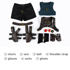 Tomb Raider Live Action Series Lara Croft Full Set Cosplay Costume, Complete Outfit for Cos Party & Halloween - Halloweez