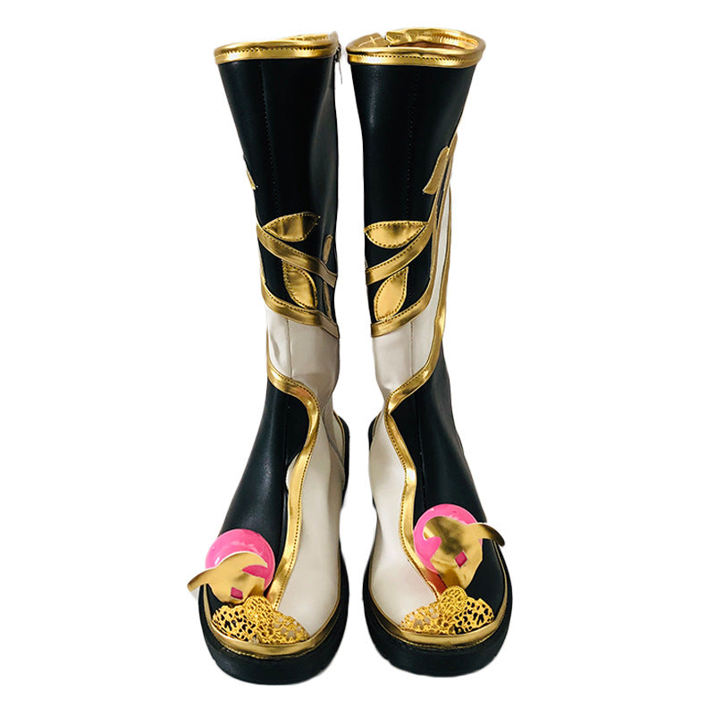 Food Fantasy Fortune Shrimp Cosplay Shoes Anime High Heels for Cosplay Events - Halloweez