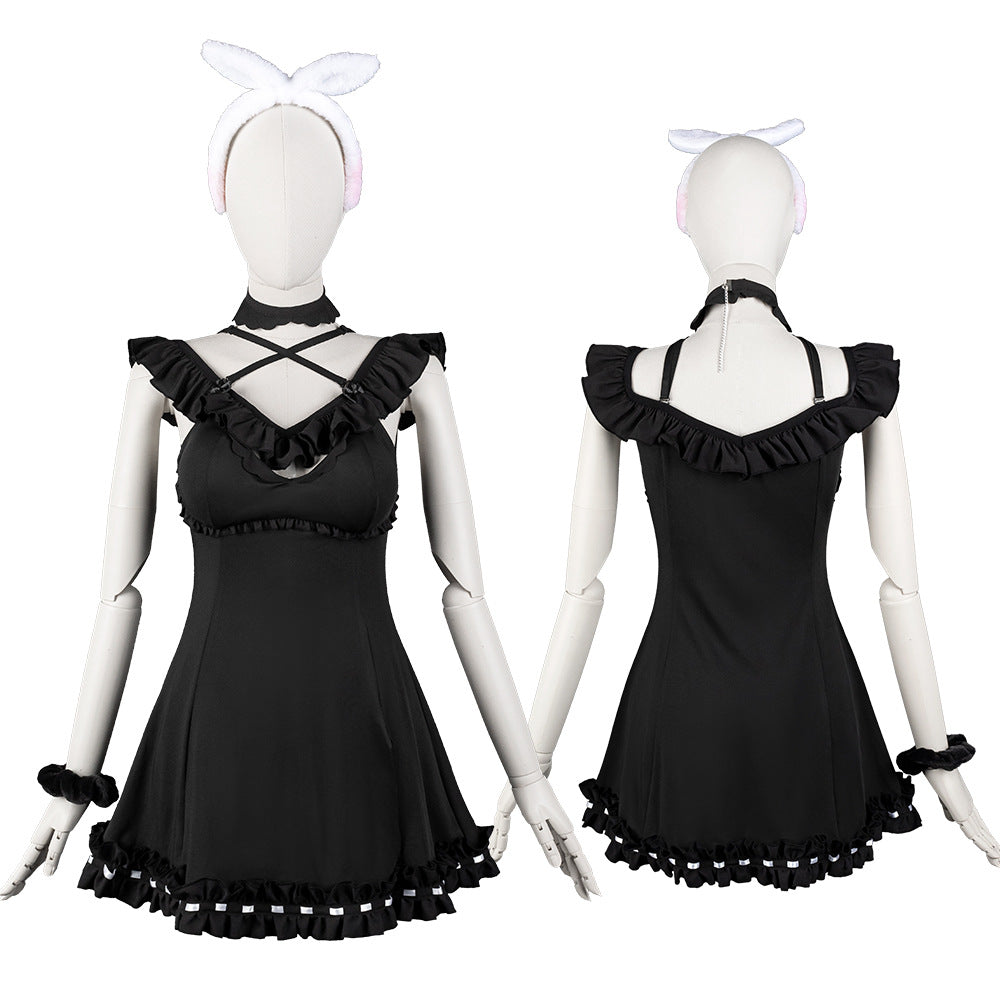 vtuber Houshou Marine Cosplay Costume Anime Game Hooded Women's Outfit for Autumn Winter - Halloweez