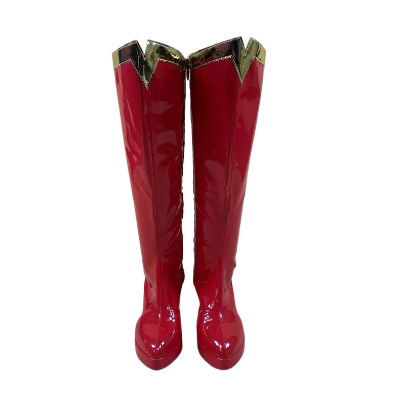 1749 Supergirl Cosplay Shoes for Anime Conventions and Performances - Halloweez
