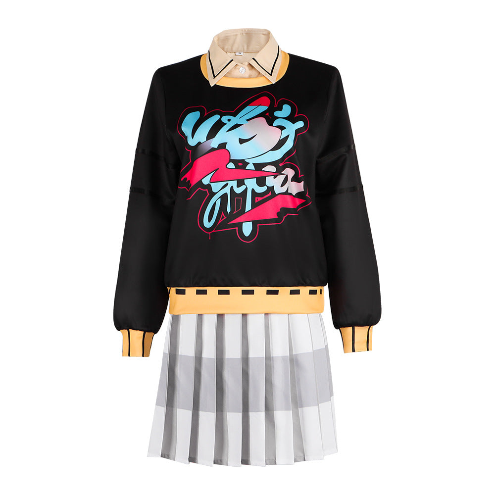 Persona 5 Arai Suwa Cosplay Costume Phantom of the Night P5X Game Same Suit Clothing Full Set - Halloweez