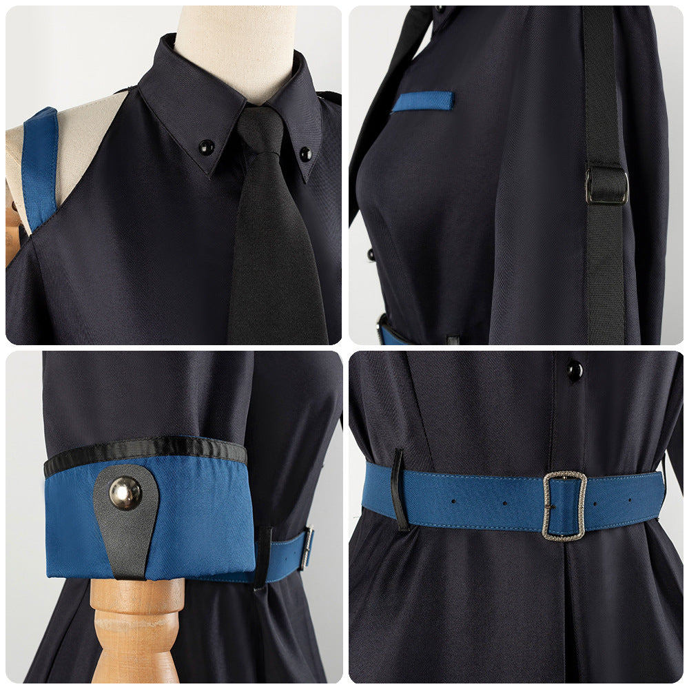 School Idol Master Katsuragi Lilia Cosplay Costume Anime Off Shoulder Dress - Halloweez