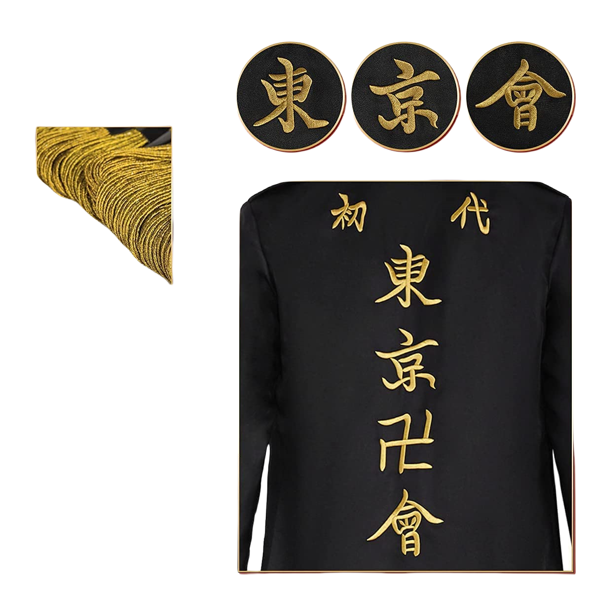 Official Manjiro Sano Mikey Tokyo Revengers Cosplay Costume Outfit Set