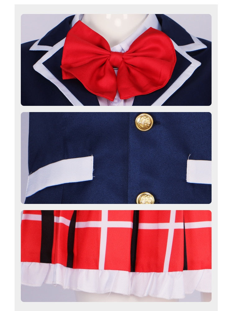Love, Chunibyo & Other Delusions Rikka Takanashi Dekomori Sanae Cosplay Costume JK Uniform - Halloweez