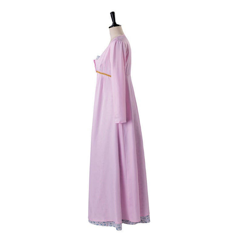 Halloweez Jane Austen Inspired Pastoral Spencer Robe Gown | Victorian Medieval Ball Costume