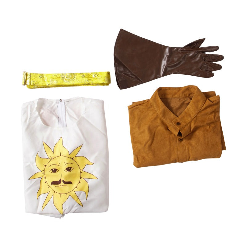 Halloweez King Arthur Royal Costume for Men - Monty Python Medieval Knight Halloween Outfit - Halloweez