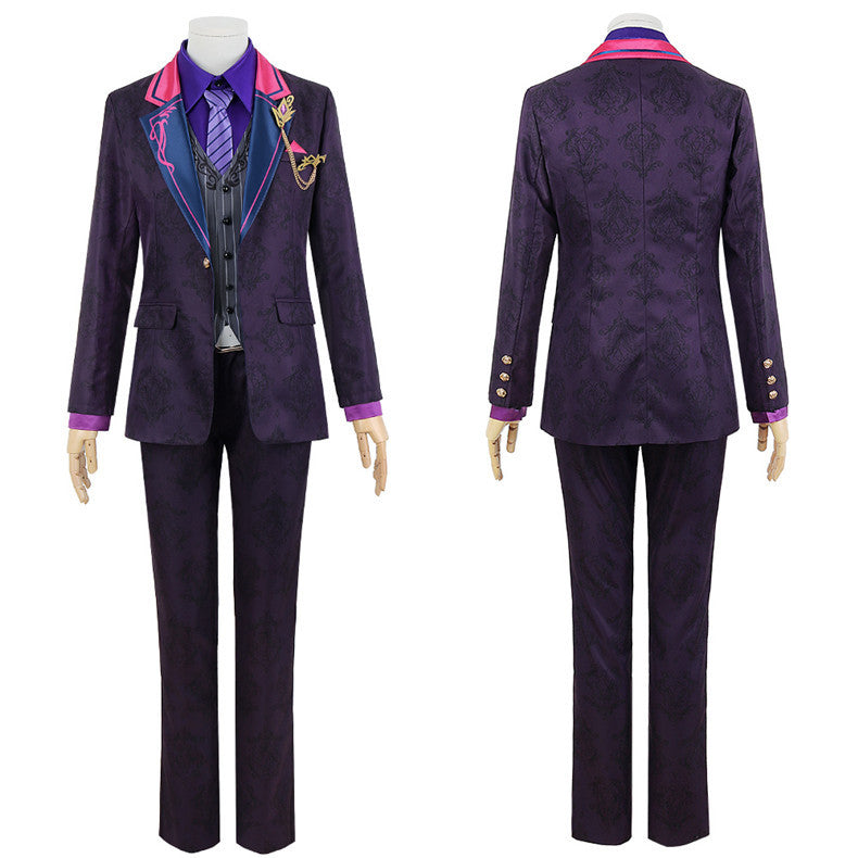 vtuber NIJISANJI Fuwa Minato Nightclub Suit Anime Cosplay Costume - Halloweez