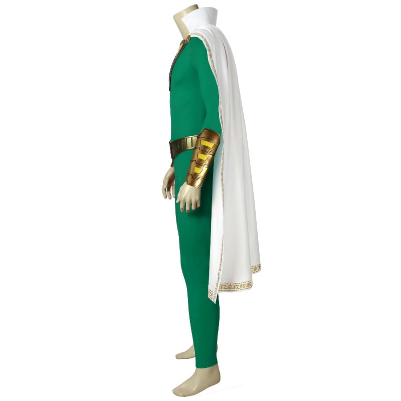 Halloweez Shazam Green Version Cosplay Costume – Premium Superhero Attire for Enthusiasts