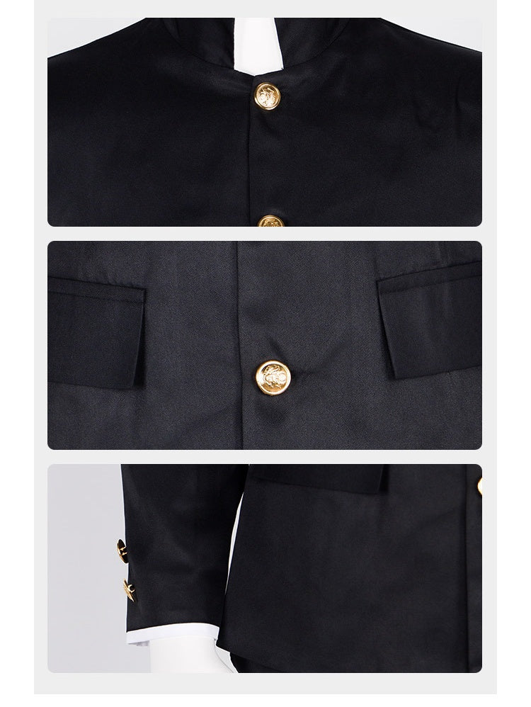 Dandadan Supernatural Armed Cosplay Costume Kurouchi Kenzan School Uniform JK Outfit Anime Cosplay Full Set